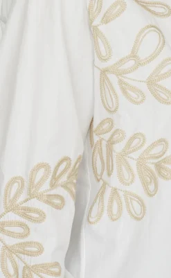 Best Love & Divine Bluse - Love1142 - White/Sand Bluser