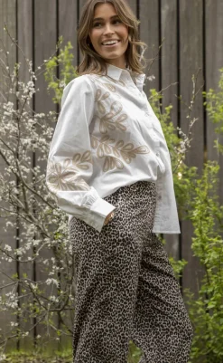 Best Love & Divine Bluse - Love1142 - White/Sand Bluser