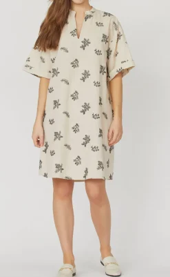 Outlet Love & Divine Kjole - Love1121 - Cream/Black Kjoler