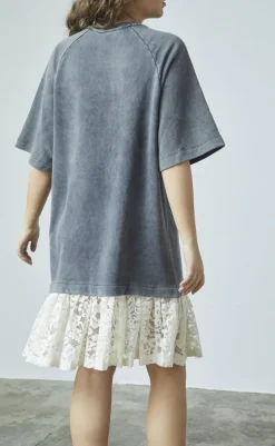 New Love & Divine Kjole -  Love1348 - D. Grey Wash Kjoler