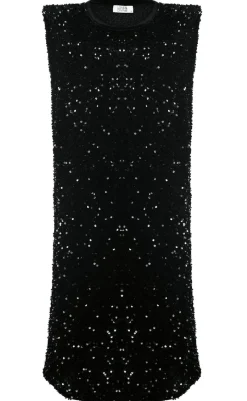 Outlet Love & Divine Kjole - Love901 - Black Sequin Kjoler