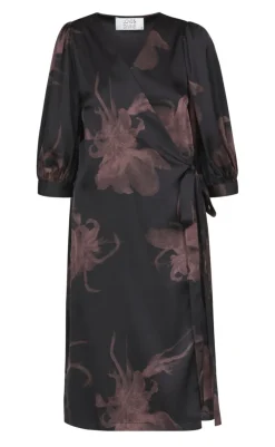 Hot Love & Divine Kjole - Love913-9 - Black/Bordeaux Kjoler