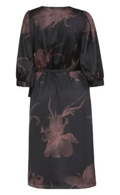 Hot Love & Divine Kjole - Love913-9 - Black/Bordeaux Kjoler