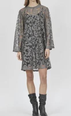 New Love & Divine Kjole - Love1263 - Silver Grey Kjoler