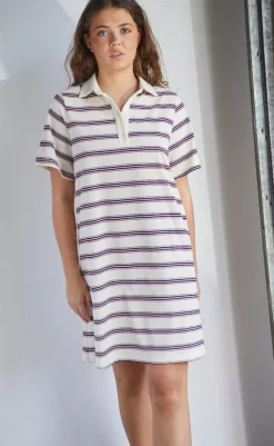 Love & Divine Kjole - Love1349 - Cream/Stripe Kjoler