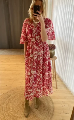 Outlet Love & Divine Kjole - Love1340-1 - Red Ethnic Kjoler