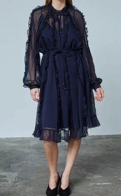 Best Love & Divine Kjole - Love1359 - Navy Kjoler