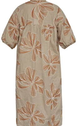 New Love & Divine Kjole - Love1009-1 - Sand Flower Kjoler