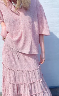 Best Love & Divine Nederdel - Love1326 - Red/White Stripe Nederdele