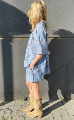 Clearance Love & Divine Shorts - Love970-7 - D. Blue Shorts