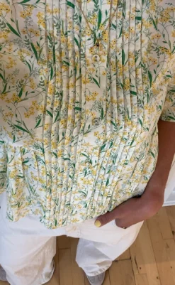 Discount Love & Divine Skjorte - Love1372 - Yellow Flower Skjorter