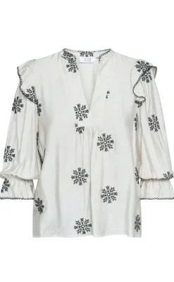 Hot Love & Divine Skjorte - Love1347 - Bamboo/Black Flower Skjorter