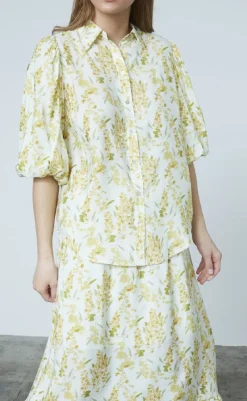 Outlet Love & Divine Skjorte - Love436-16 - Flower Skjorter