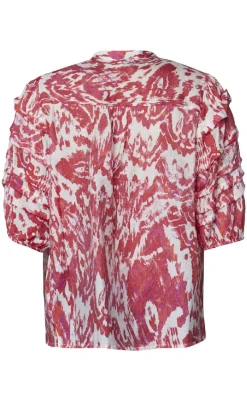 Sale Love & Divine Skjorte - Love1336-1 - Red Ethnic Skjorter