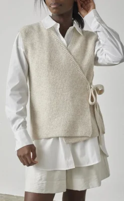 Clearance Love & Divine Strik - Love1187 -  Bamboo Mel Striktrøjer & Sweat