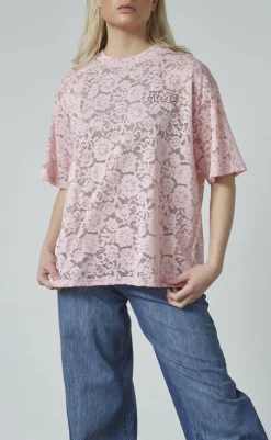 Discount Love & Divine Top - Love1337 - Baby Pink T-shirts & Toppe