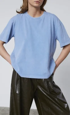 Outlet Love & Divine T-shirt - Love1303-2 - Blue Wash T-shirts & Toppe