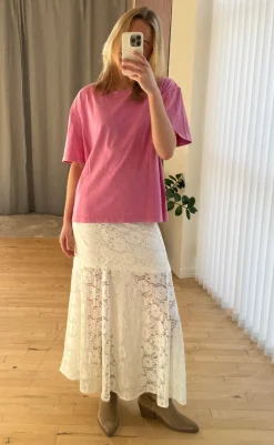 Sale Love & Divine T-shirt - Love1303-1 - Pink Wash T-shirts & Toppe