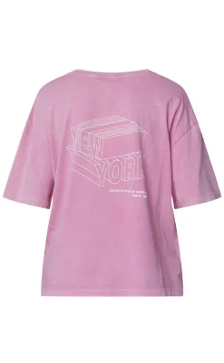 Sale Love & Divine T-shirt - Love1303-1 - Pink Wash T-shirts & Toppe