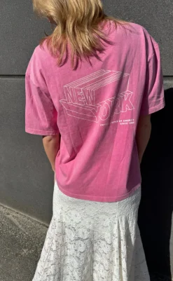 Sale Love & Divine T-shirt - Love1303-1 - Pink Wash T-shirts & Toppe