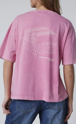 Sale Love & Divine T-shirt - Love1303-1 - Pink Wash T-shirts & Toppe