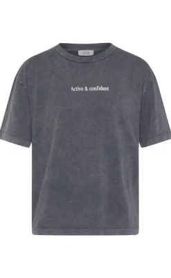 Discount Love & Divine T-Shirt - Love1303 - Grey Wash T-shirts & Toppe