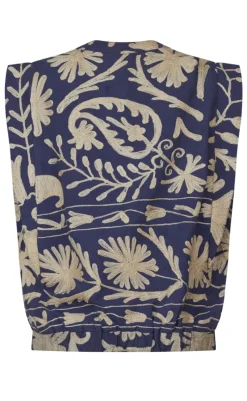 Best Love & Divine Vest - Love1252-1 -  Blue/Sand Veste