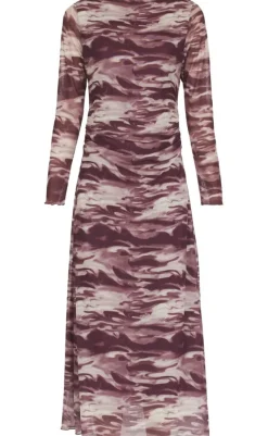 Discount Love&Divine Kjole - Love1198 - Bordeaux Wave Kjoler