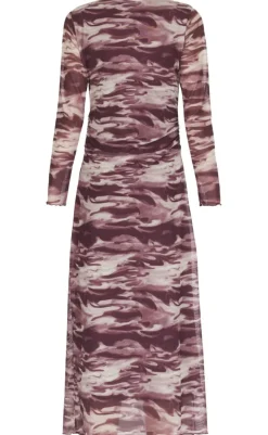 Discount Love&Divine Kjole - Love1198 - Bordeaux Wave Kjoler