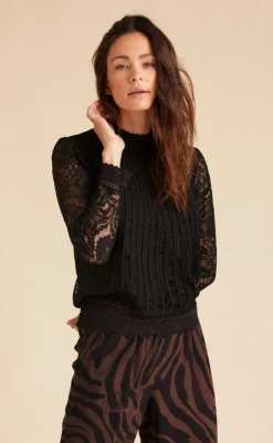 Hot Bluse - Laizy - Black Bluser