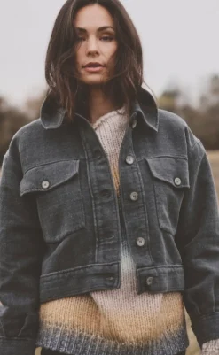 New Jakke - Tara - Charcoal Jakker & Frakker|Alt Overtøj