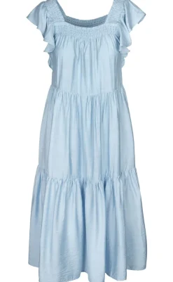 Clearance Kjole - Rufusana - Chambray Blue Kjoler