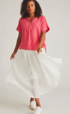 Online Nederdel - Selinda - Cream Nederdele