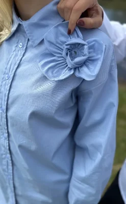 Skjorte - Gerflow - Brunnera Blue Skjorter