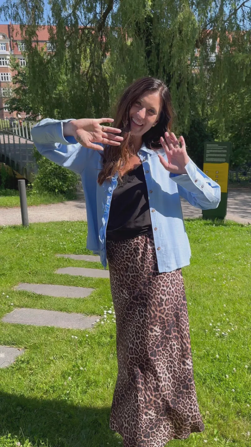 Discount Skjorte - Makito - Cashmere Blue Skjorter