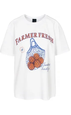 Outlet T-shirt - Farmer Fresh - White T-shirts & Toppe