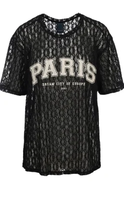 Outlet T-shirt - Jua - Black T-shirts & Toppe