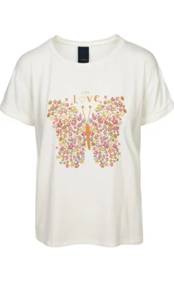 Online T-shirt - Love - Cream T-shirts & Toppe