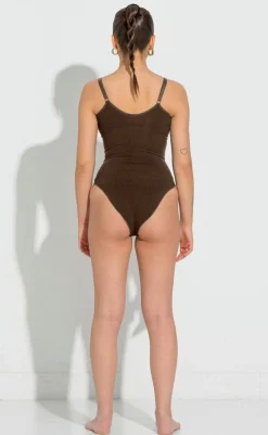 Clearance Bodysuit - Coco - Chocolate Undertøj & Shapewear