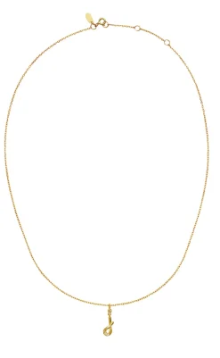 Hot Halskæde - J Alphabet - Gold Colour Smykker