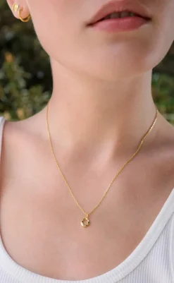 Halskæde - O Alphabet - Gold Colour Smykker