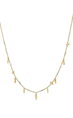 Outlet Halskæde - Toutsi - Gold Colour Smykker