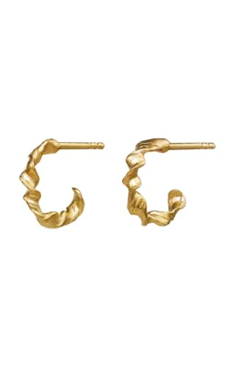 Online Øreringe - Amalie - Gold Colour Smykker