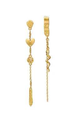 Best Øreringe - Delfine - Gold Colour Smykker