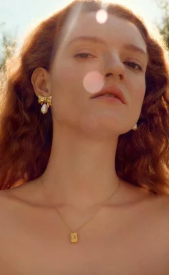 Outlet Øreringe - Diana - Forgyldt Smykker