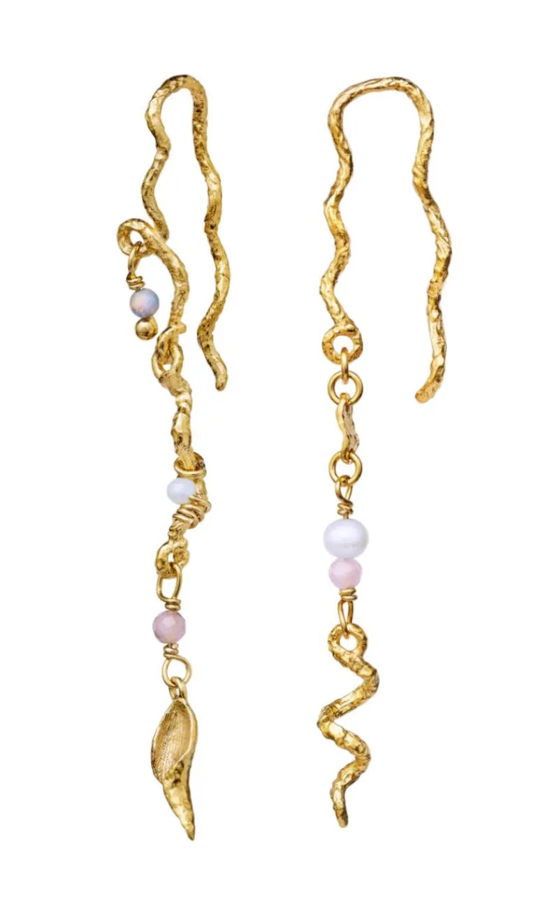 Øreringe - Elisa - Gold Colour Smykker