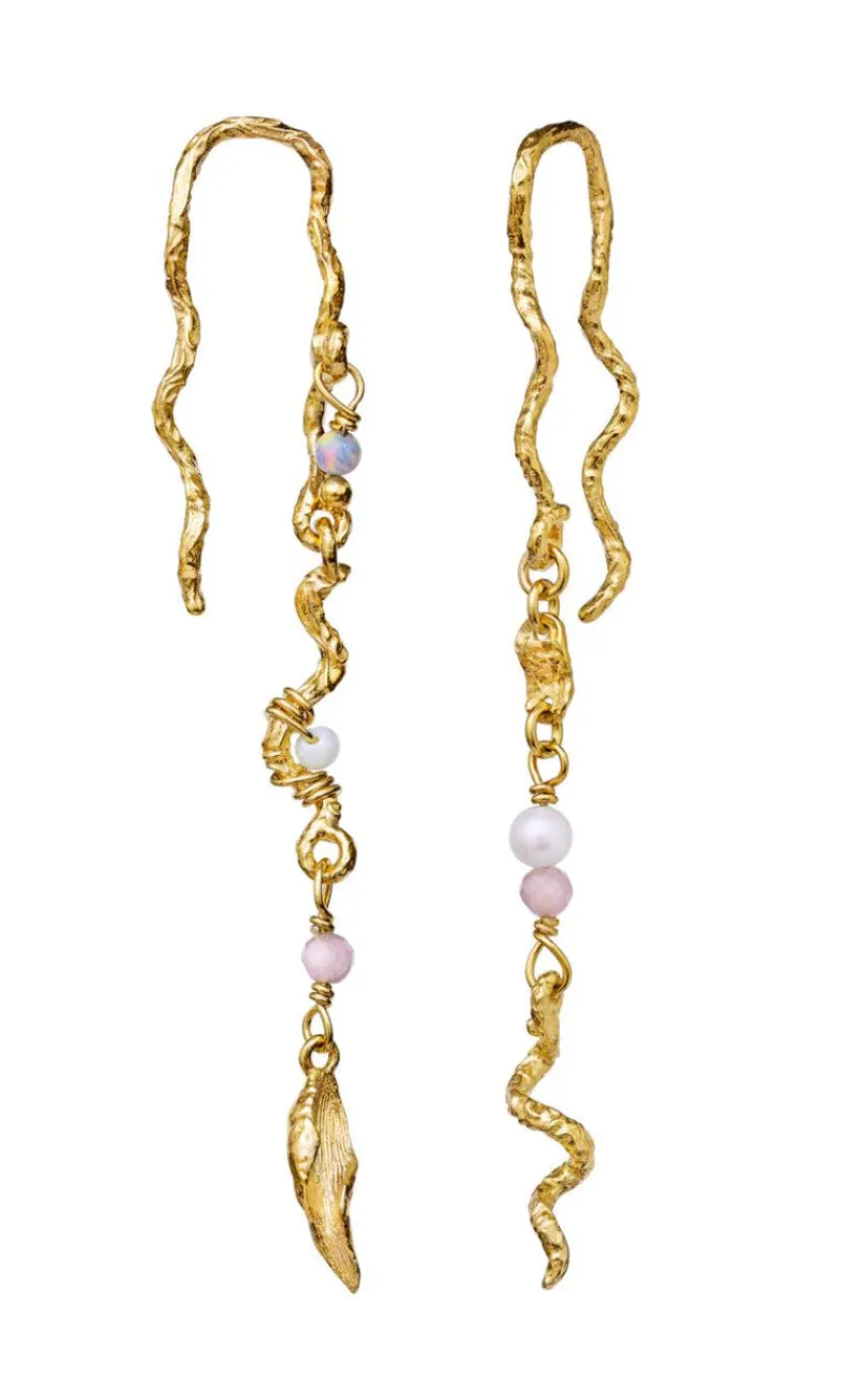 Øreringe - Elisa - Gold Colour Smykker