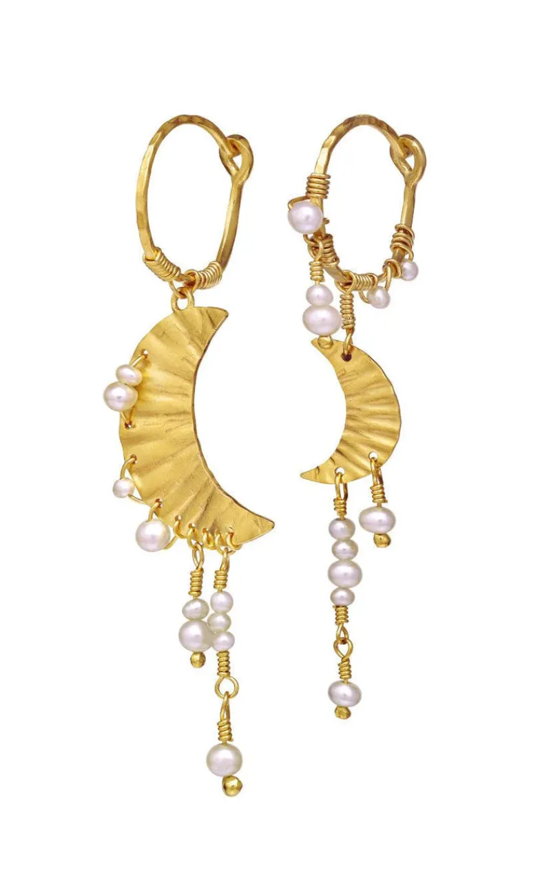 Øreringe - Esta - Gold Colour Smykker