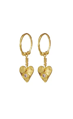 Outlet Øreringe - Hestia - Gold Colour Smykker