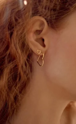 Sale Øreringe - Laia Midi - Forgyldt Smykker